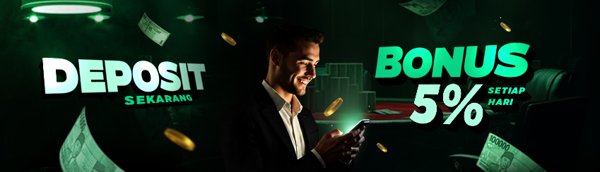 PROMO BONUS DEPOSIT HARIAN 5%